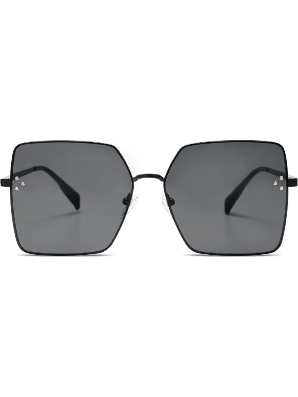 SOJOS Women's Trendy Square Sunglasses UV Protection Sunnies SJ1170 Black
